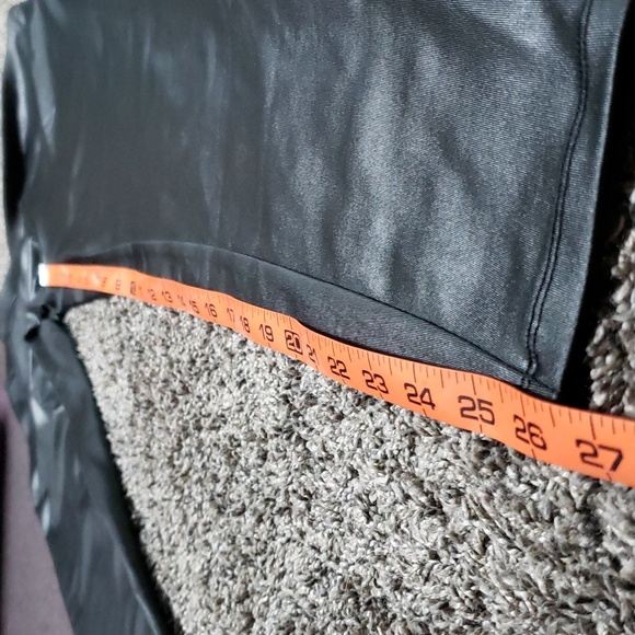 Marc New York Performance High Rise Long Leggings Metallic Black Size Med - Picture 13 of 14